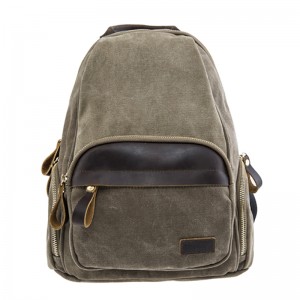 17SC-6357D legújabb alkalmi könnyű egyedi bőr vászon hátizsák nagykereskedelmi hátizsák iskolai kültéri hátizsákhoz